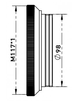 Adattatore iAFS3 per GSO RC10/12/14/16 and other M117X1
